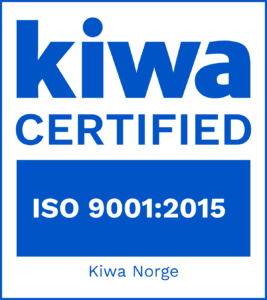 Kiwa-sertifisert ISO 9001:2015